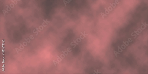 Abstract colorful cloudscape of red and blue sky with smoke