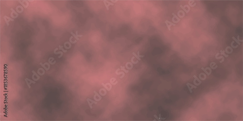 Red smoke motion in a stormy blue cloudscape abstract