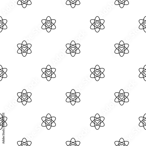 Core values seamless pattern isolated on white background