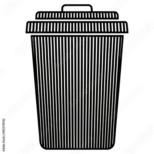 Minimalist line icon of a communication headset with microphone, ideal for customer support, remote work, online meetings, and clear audio, digital interaction