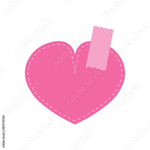 Heart Shaped Sticky Notes