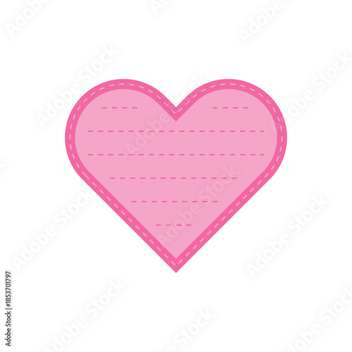 Heart Shaped Sticky Notes