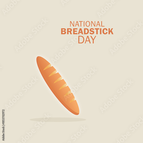 vector graphic of National Breadstick Day ideal for National Breadstick Day celebration