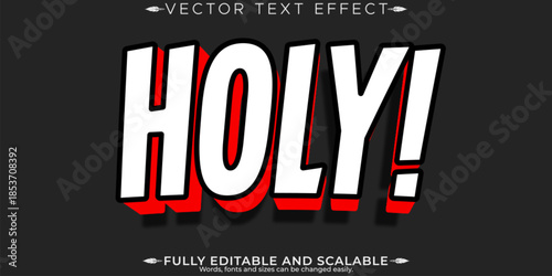 Killer horror text effect, editable halloween and horror text style