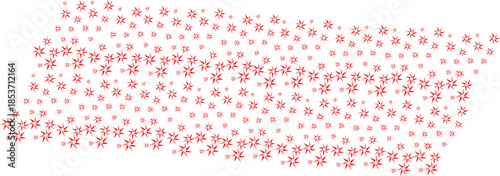 Beautiful pink flowers pattern of small pink flowers scattered