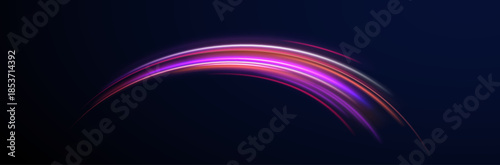 Futuristic Cyber Spiral with Vector Motion Lines