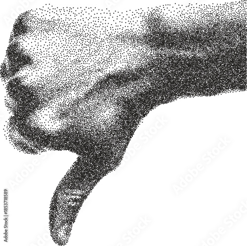 Hand y2k retro stipple art gesture brutalist halftone vector png transparent, finger 2000s photocopy effect tattoo aesthetic
