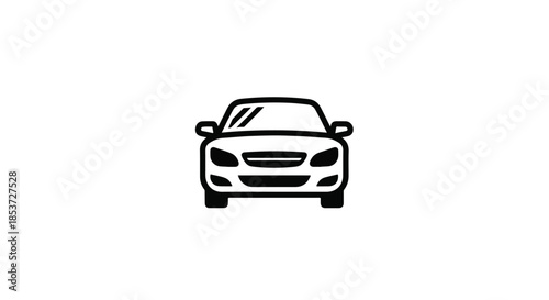 Creative Automobile Logo – Modern Car Icon Design for Transportation and Auto Industry Branding