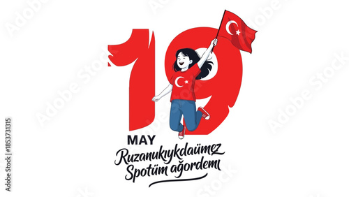 May 19th Commemoration of Atatürk, Youth and Sports Day in Turkey