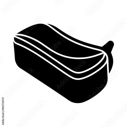 vector clip art banana bread on white background for web and graphic design