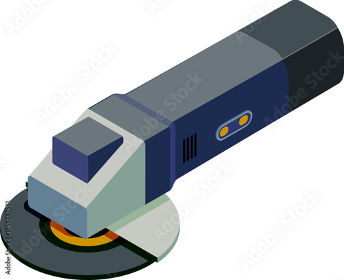 Powerful Angle Grinder Tool for Cutting and Grinding Metal Surfaces