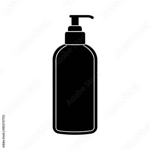 vector clip art conditioner bottle on white background for web and graphic design