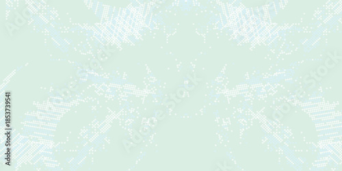 Abstract light blue background with subtle white patterns.