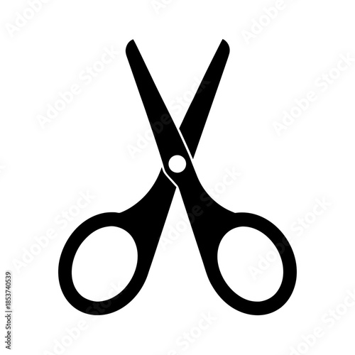 vector clip art medical scissors on white background for web and graphic design