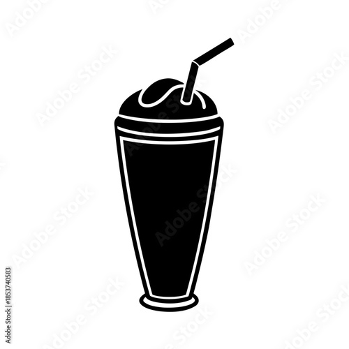 vector clip art milkshake for web and graphic design