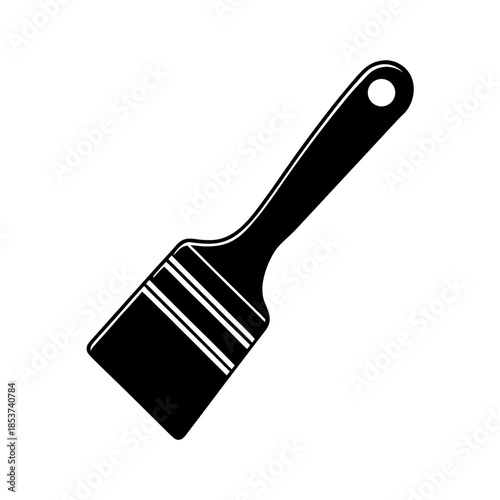vector clip art paintbrush on white background for web and graphic design