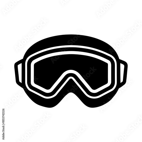 vector clip art ski goggles for web and graphic design