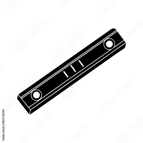 vector clip art spirit level on white background for web and graphic design