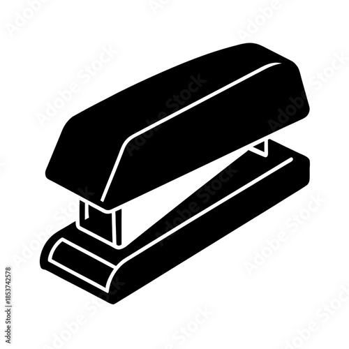vector clip art stapler on white background for web and graphic design