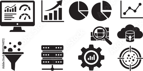 Modern Minimalist Business Team Collaboration Illustration for Corporate Presentations and Reports