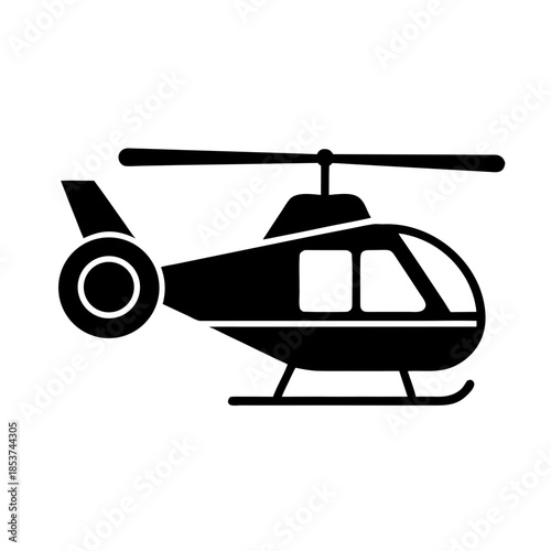 vector clip art toy helicopter on white background for web and graphic design