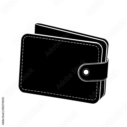 vector clip art travel wallet on white background for web and graphic design