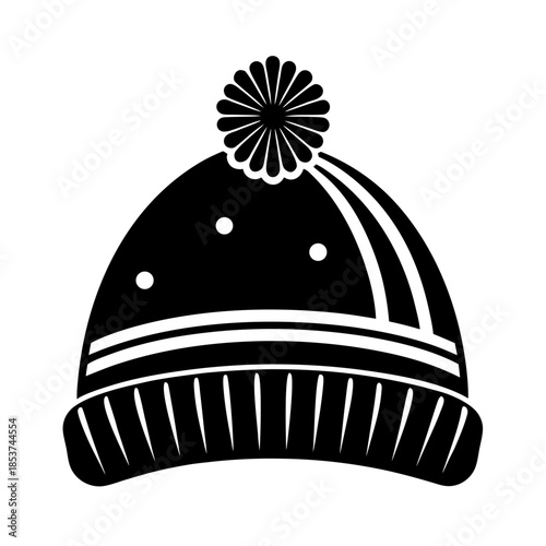 vector clip art winter hat for web and graphic design