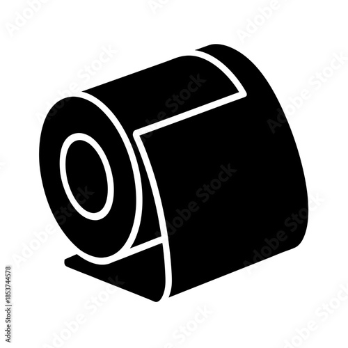 vector clip art wrap roll for web and graphic design