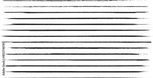 Black and white abstract image with horizontal lines and blurry texture