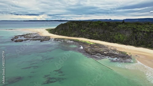 Marine Landscapes With Rocks And Water Features, Scenic Coastal Area Showcasing Tide Pools And Rugged Cliffs