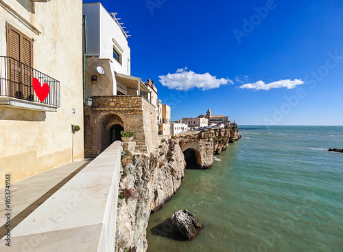 Vieste, Italy - considered one of the pearls of Apulia, Vieste displays turquoise waters and a wonderful Old Town hanging on a vertical cliff