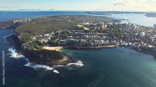 Drone Captures Seaside Property Details, Seaside Neighborhood Viewed From Sky Includes Natural Features
