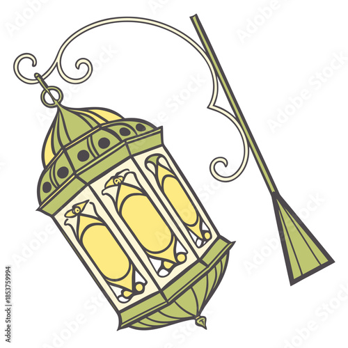 Intricate hanging lantern