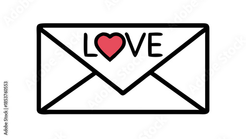 Love letter envelope