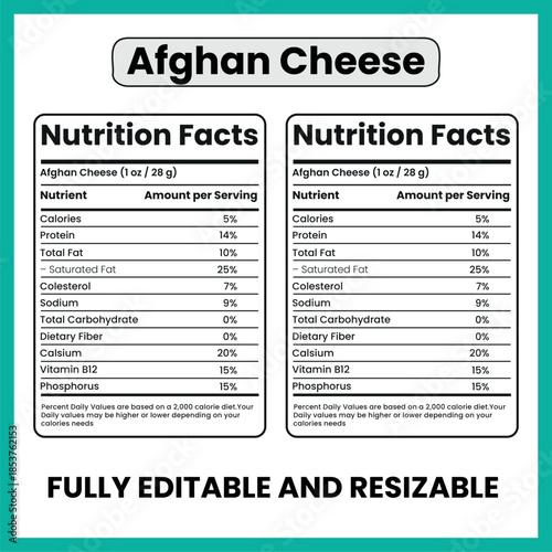 Afghan Cheese Traditional Fresh Dairy Product