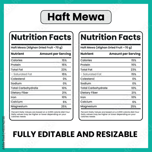 Haft Mewa Traditional Afghan Dried Fruit Dessert