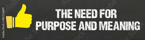 Quadro em tela The need for purpose and meaning