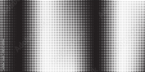 Black and white halftone texture. Circle halftone. Round dotworkd istressed dotted vector background.