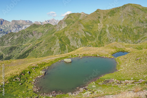 Wild and beautiful Pyrenees landscape showcasing pristine nature and inspiring mountain hiking scenery.