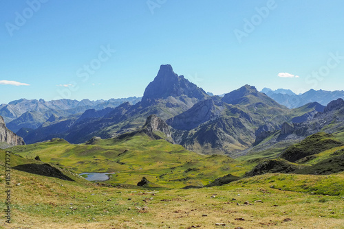 Wild and beautiful Pyrenees landscape showcasing pristine nature and inspiring mountain hiking scenery.