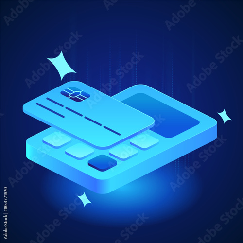 Banking icon. Trade acquiring