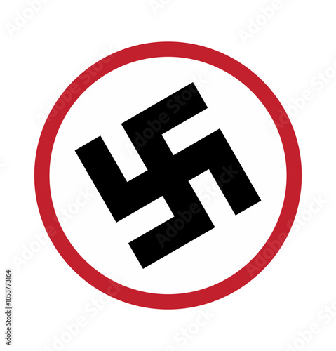 vector illustration of a swastika symbol