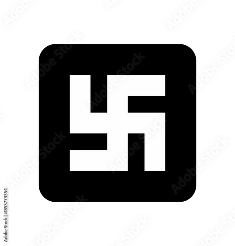 vector illustration of a swastika symbol