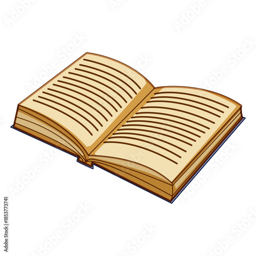 Open open book with visible text and aged pages symbolizing learning, wisdom, knowledge, study, religion and history for education, research, literature and spiritual themes