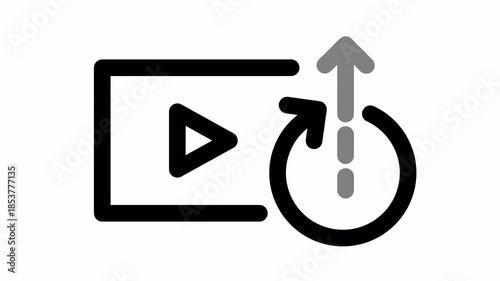 Content Media Reupload Icon Animation