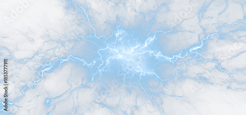 Magical Electric Shockwave Lightning Effect PNG Transparent