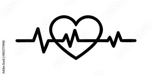 Heartbeat symbol