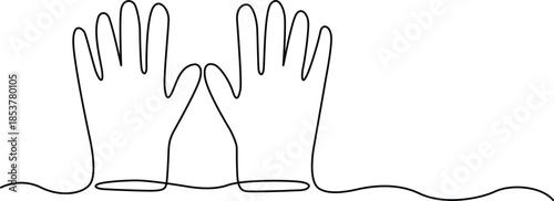 Two hands reaching out Vector