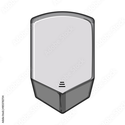 Modern automatic hand dryer providing quick and efficient hand drying, promoting good hygiene and sanitation practices in public and commercial facilities