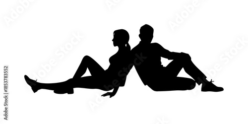 Couple relaxing together